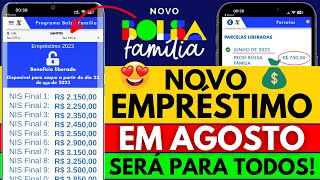 NOVO EMPRÉSTIMO LIBERADO PARA TODOS EM AGOSTO DO AUXÍLIO BRASIL  BOLSA FAMÍLIA [upl. by Laerdna]