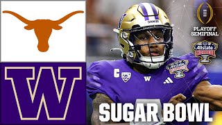 Sugar Bowl Texas Longhorns vs Washington Huskies  Full Game Highlights [upl. by Marlea]