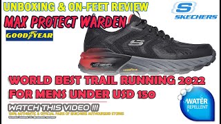 Unboxing amp review on feet SKECHERS MAX PROTECT WARDEN TRAIL OUTDOOR HIKING SHOES 100 ORIGINAL [upl. by Uta]