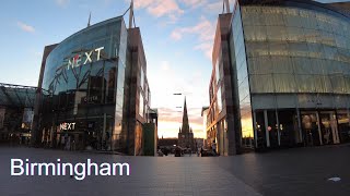 Sunrise in the City  The Bullring Birmingham  Town and City Walks [upl. by Sparks]