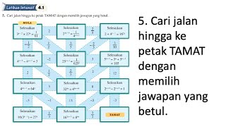 Latihan Intensif 41 No 5  Bab 4 Indeks Surd dan Logaritma  41 Hukum Indeks  Add Maths Form 4 [upl. by Halie505]