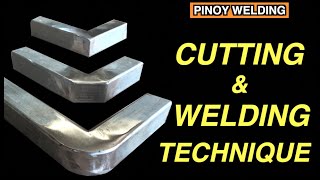 Technique in Cutting and Welding Square Tube  Pinoy Welding Lesson Part 5  Step by Step Tutorial [upl. by Raviv]