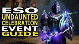 ESO Undaunted Celebration Event Guide for 2022  Dont Miss This [upl. by Ongun]