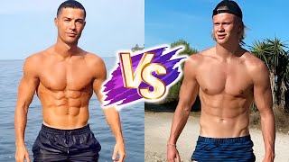 Cristiano Ronaldo VS Erling Haaland Natural Transformation 🌟 2024  From 0 To Now [upl. by Burdett]