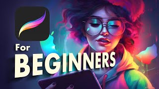 Procreate Tutorial for Beginners First steps [upl. by Cowles]