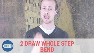 The easiest way to play your 2 draw whole step bend in tune  Harmonica Lesson [upl. by Gnod3]