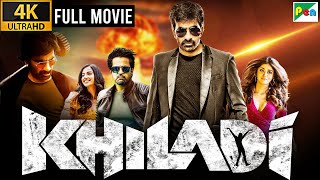 Ravi Tejas New Blockbuster Movie  Khiladi Full Movie  Latest Released Hindi Dubbed Movie [upl. by Nitsa]