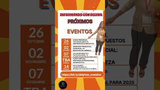 ✨CALENDARIO DE EVENTOS EN DELYHAS PROFESSIONAL MULTISERVICES ✨shorts motivacion motivacional [upl. by Emirej]