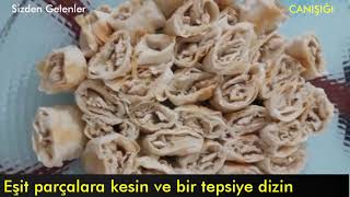 YOĞURT SOSLU TAVUKLU BÖREK  SOSYETE MANTISI  YEMEK TARİFLERİ  SİZDEN GELENLER [upl. by Dionisio36]