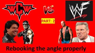 ReBooking The WCW vs WWF Invasion Part 2 [upl. by Eclud153]