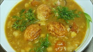 ডিম দিয়ে আলুর ডাল রান্না  Dim Alu Dal Bangladeshi Recipe [upl. by Wheeler]