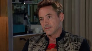 Robert Downey Jr WALKS OUT of Interview  Whats Trending Now [upl. by Eenet]