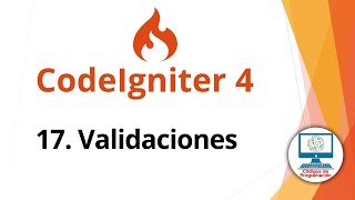 Curso CodeIgniter 4  Validar formularios [upl. by Socin]