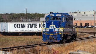 A Day in Davisville RI  Seaview Railroad [upl. by Nevil]