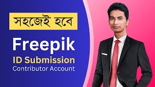 How to solve Freepik contributor account ID submission  online passive income Bangla tutorial [upl. by Aninaig23]