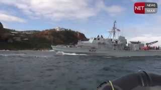 SA Navy Entering Knysna 2014 [upl. by Iaoh]