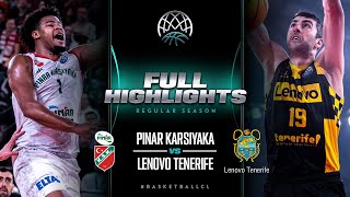 Pinar Karsiyaka v Lenovo Tenerife  Full Game Highlights  BasketballCL 202324 [upl. by Lund]