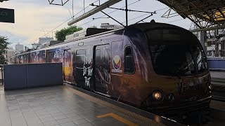 4K  60fps LRT2 Trainset 9 with the Venom The Last Dance wrap ad 28 Sept 2024 [upl. by Notsur]