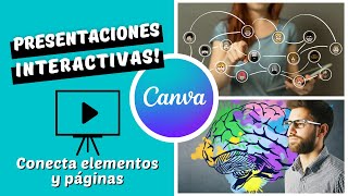 Presentaciones INTERACTIVAS en Canva Cómo crear un Mapa Mental  Red Conceptual👌 [upl. by Forrest751]