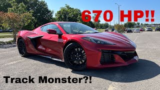 2023 Chevrolet Corvette Z06 3LZ 55 POV Test Drive amp Review [upl. by Eylrac]