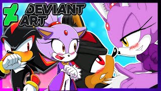 SONAMY Genderbent  Sonica and Jamey VS DeviantArt FT Tails [upl. by Annamaria]