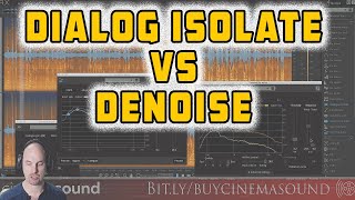 iZotope RX SHOWDOWN Dialog Isolate vs Vocal amp Spectral Denoise [upl. by Simdars]