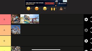 Knott’s Berry Farm rides tier list [upl. by Robillard238]