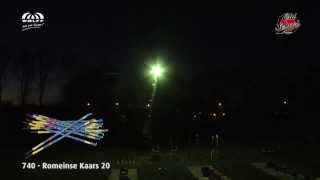 Wolff Vuurwerk 740 Romeinse Kaars 20 [upl. by Eudoxia421]