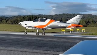 Landing in Bergen  Flesland International Airport mit Ultraleichtflugzeug VL3 Rotax 915 Motor [upl. by Drarehs]