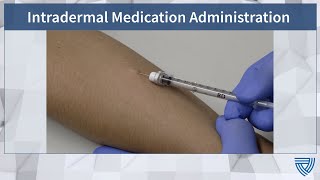 NETEC Intradermal Medication Administration [upl. by Folly]