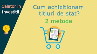 2 STRATEGII pentru a cumpara TITLURI de STAT [upl. by Godfry]