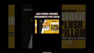 2024 SAN DIEGO PADRES GIVEAWAY PREVIEW mlb padres free giveaway baseball shorts [upl. by Damien]