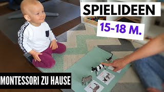 SINNVOLLE BESCHÄFTIGUNGSIDEEN für KLEINKINDER  1518 Monate Alt MONTESSORI REGAL FÜR 1518 Monate [upl. by Olag]