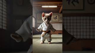 karate cat cat dancingpet catvideos petdance cute dancingcat animaldance [upl. by Dilan]