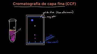 Cromatografía de capa fina [upl. by Lucilia319]