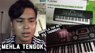 Keyboard Beginner   Electric Keyboard Piano Flavian S One  Bahasa Malaysia  Review [upl. by Sydney]