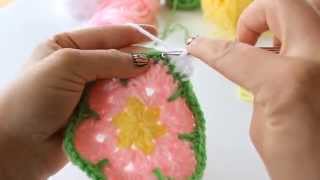 How to crochet an African Flower  crochet Hexagon Tutorial [upl. by Walling]