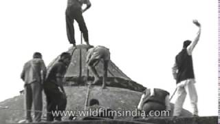 Ayodhya Babri Masjid destruction  rare archival footage [upl. by Mamoun]