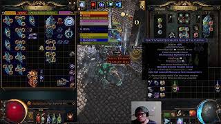 Path of Exile Leveling Forged Frostbearer Spectre Necromancer día 26 Settlers 325 pathofexile [upl. by Bornstein242]