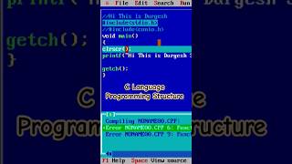 C Language Programming Structure clanguage ccode ctutorials clanguagebasics cprogramminginhindi [upl. by Mattland16]