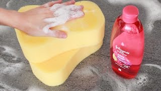 Squashy bubbly soapy ASMR sponge sounds [upl. by Bulley]