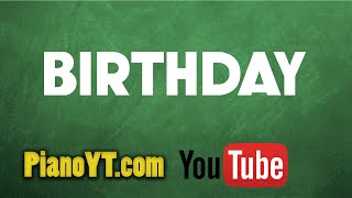 Birthday  The Beatles Piano Tutorial  PianoYTcom [upl. by Ahsekar]