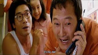 COMEDY SCENE  LOST MOBILE SIGNAL  MIRACLE IN CELL NO 7 2013 MOVIES  KOREAN MOVIES [upl. by Troy]