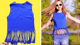 25 HERMOSAS CAMISETAS DIY QUE PUEDES HACER EN 5 MINUTOS [upl. by Vail]