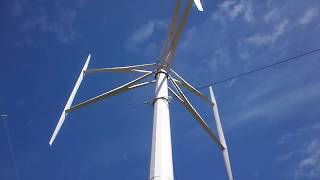 Vertical Axis Wind Turbine Falkenberg Sweden [upl. by Raymond]