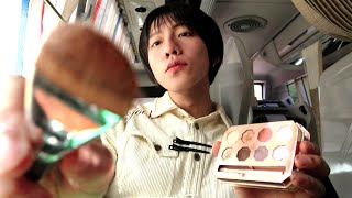 ASMR 지각이다🚌버스에서 초스피드 메이크업 Makeup on the Bus [upl. by Felton]