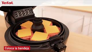 Tefal Actifry Genius XL 2 en 1  Cómo usar la bandeja y la sartén a la vez [upl. by Orgell]