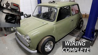 Classic Mini Miglia Stainless Exhaust Sounds Sweet  Diy Motorsport Wiring Is Finished [upl. by Aitsirk]