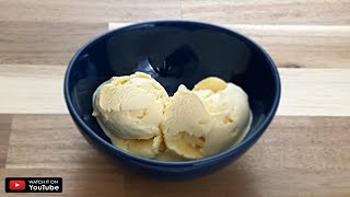 Sorvete de Baunilha Tipo HäagenDazs  Vanilla Ice Cream HäagenDazs Style [upl. by Annasoh]