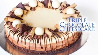 Triple Chocolate Cheesecake [upl. by Beverly]